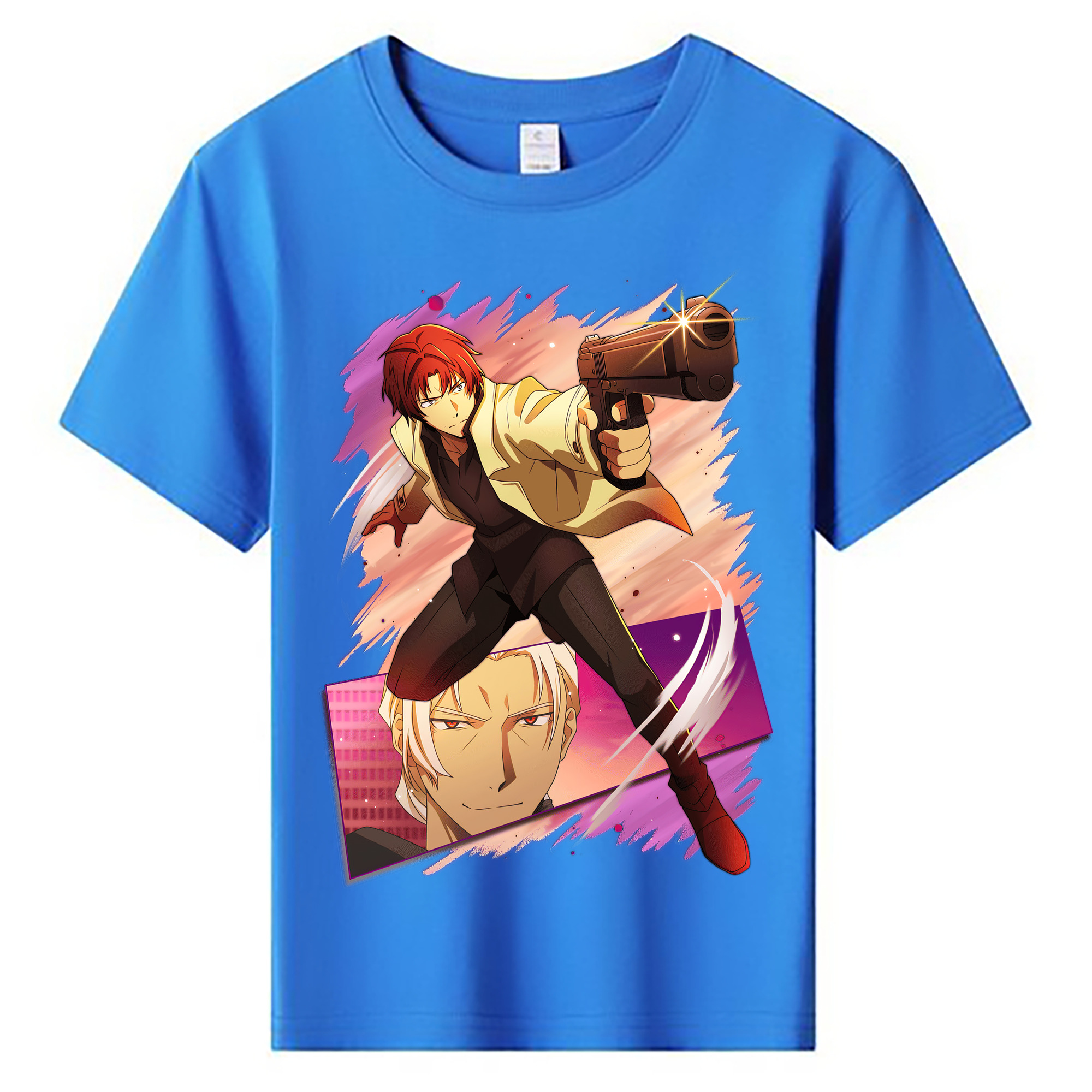 （画像用） 文豪ストレイドッグス Bungo Stray Dogs 綿100％キッズTシャツ（フロントプリント）